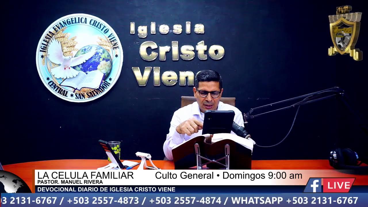 LA CELULA FAMILIAR CON PASTOR. MANUEL RIVERA | 12/01/2026