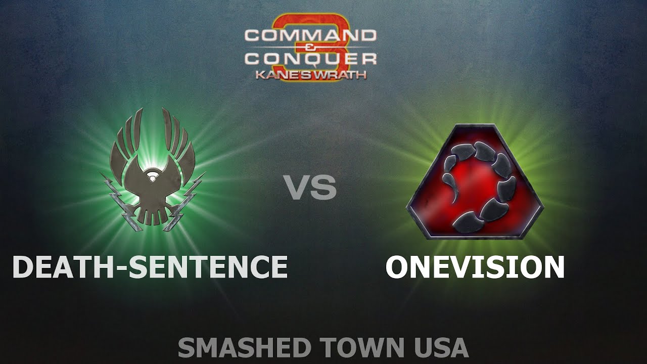 C&C3: Kane's Wrath 1vs1- Death-Sentence (ZCM) vs. OneVISION (NOD)