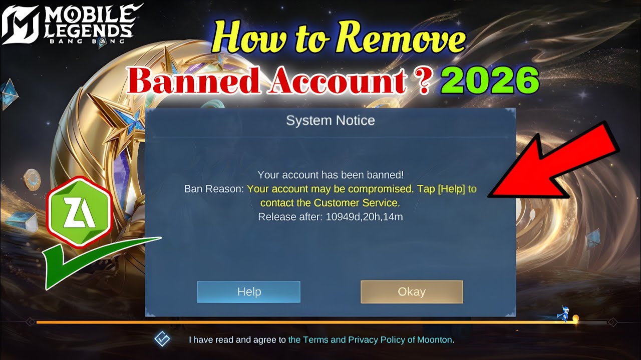 How to remove banned account in mobile legends ? How to unbanned ml account in 2023