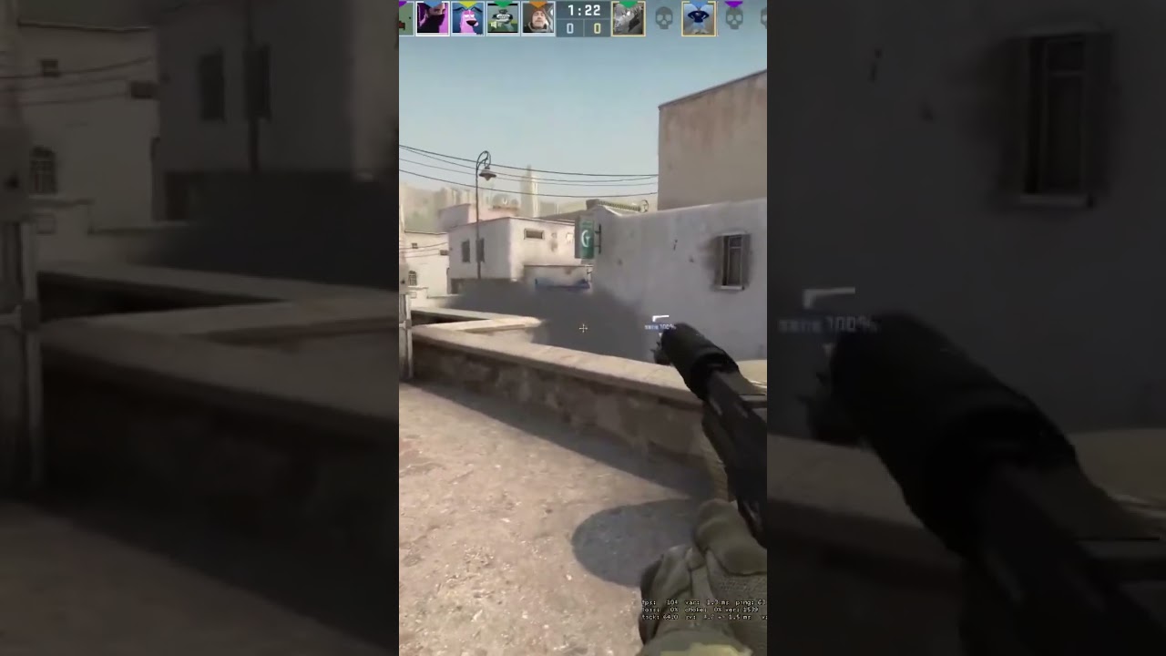 CS:GO Headshot | Dust 2 Long Smokes