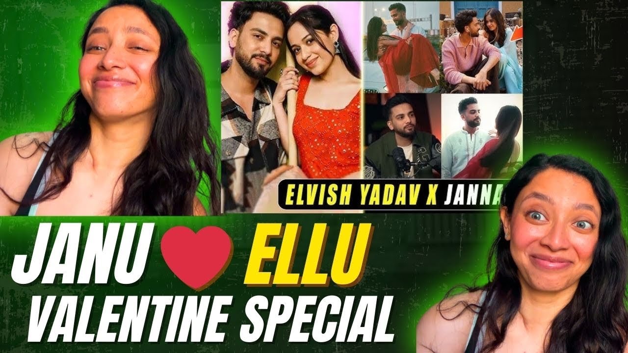 Elvish Yadav and Jannat fan edits reaction video 😍🥰 #elvishyadav #jannatzubair #reactionvideo