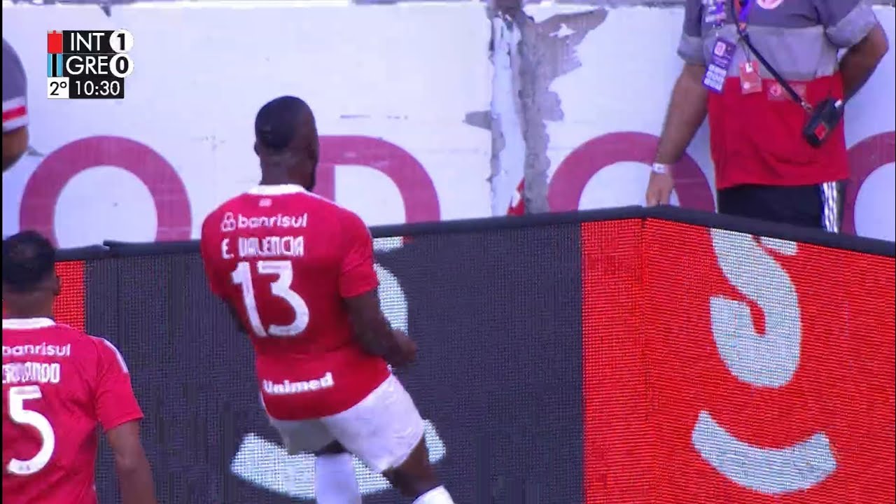 Gol de Enner Valência |Internacional 1 x 1 Grêmio | Gauchão 2025 | RBS TV