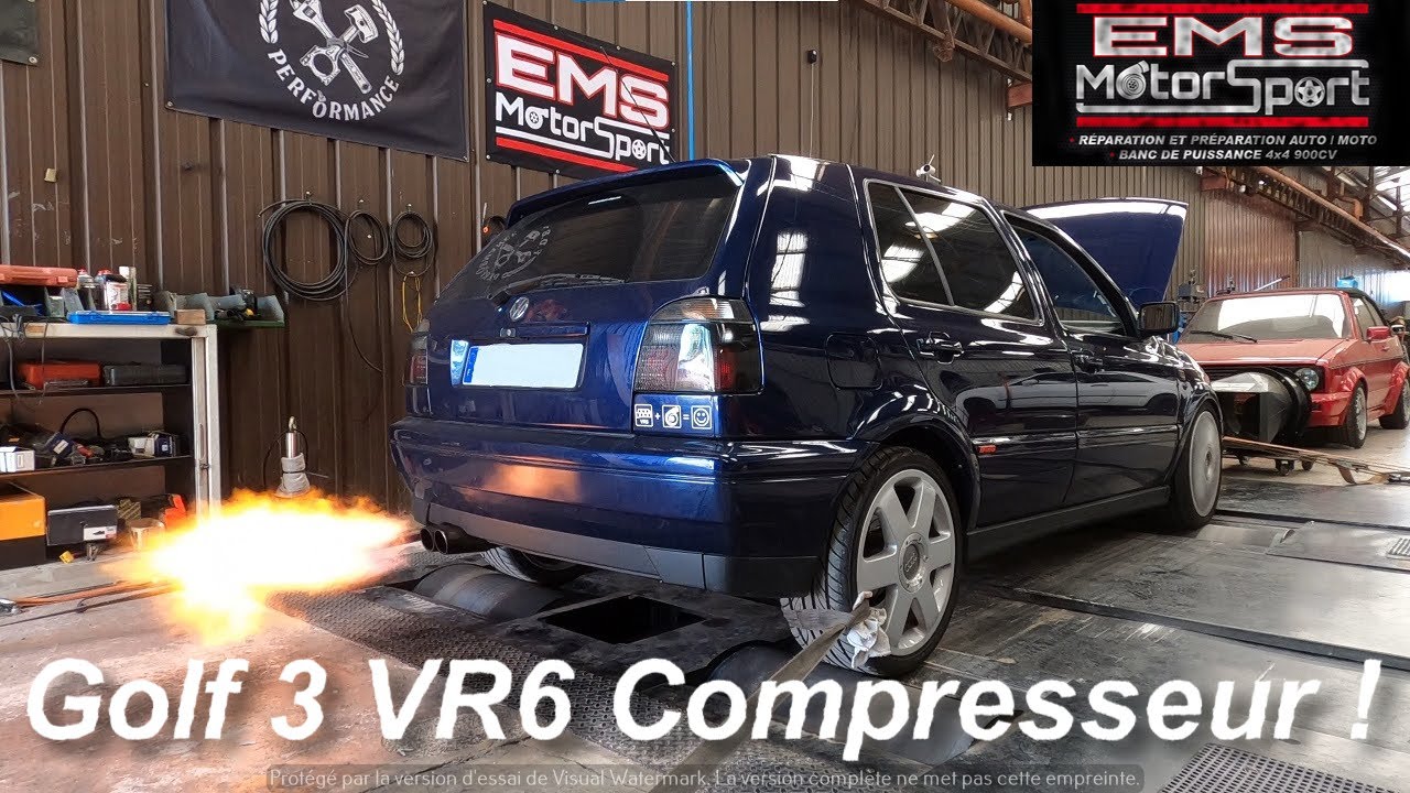 Le daily ultime ?  Une golf 3 VR6 Compresseur !!! ( qui fait des flammes )