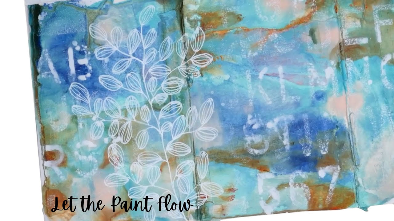 Let the Paint Flow - Painting and Journaling in the Accordion Book