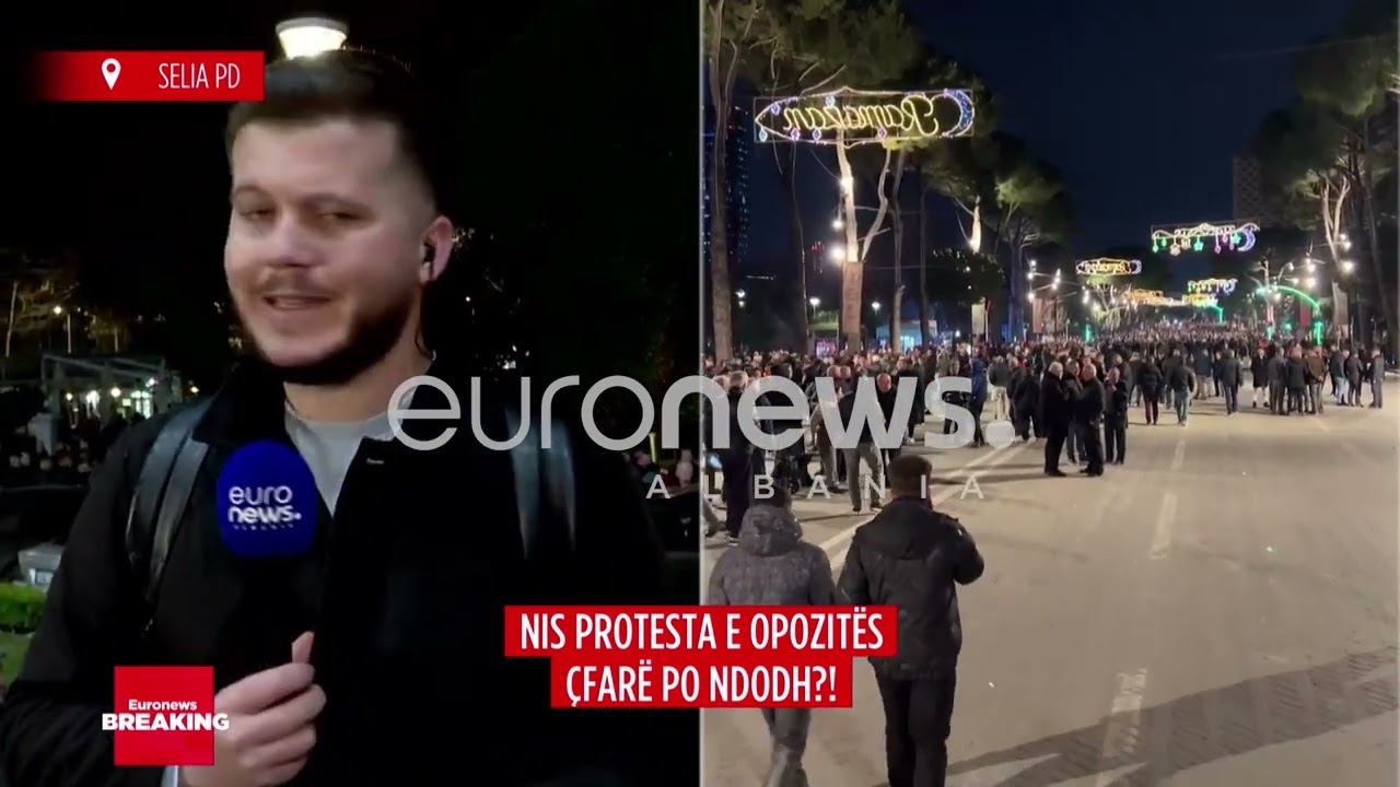 Qytetarët pushtojnë selinë e PD! Në pritje të Berishës për të nisur protestën!