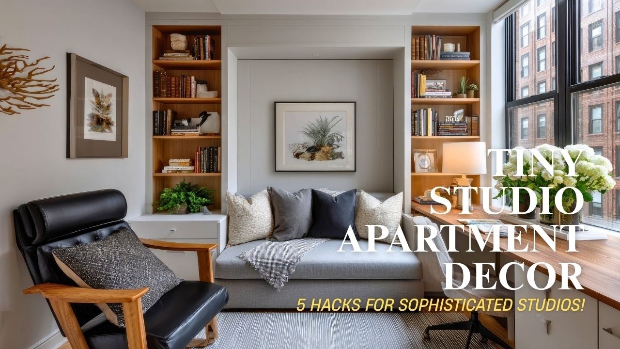 How to Organize a Tiny NYC Studio: 5 Vertical Space Saving  Hackss