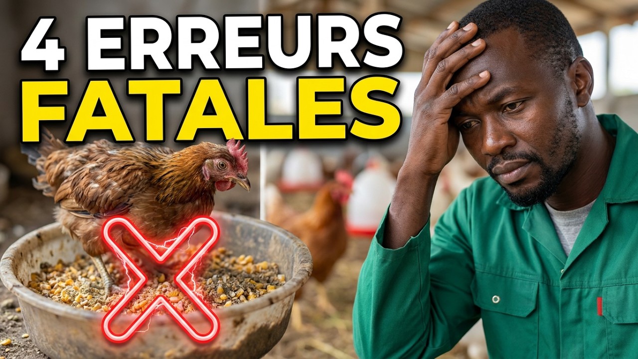 4 raisons pour lesquelles vos poulets ne grossissent pas !