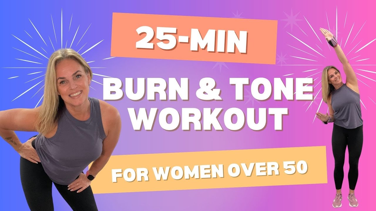 25-Min Burn &Tone Walking Workout for Women over 50