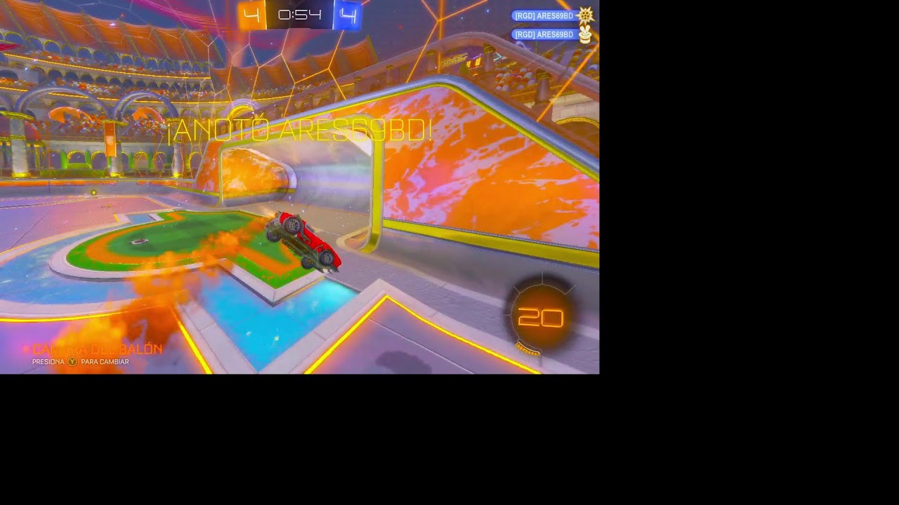 jugando rocket league con musica chill