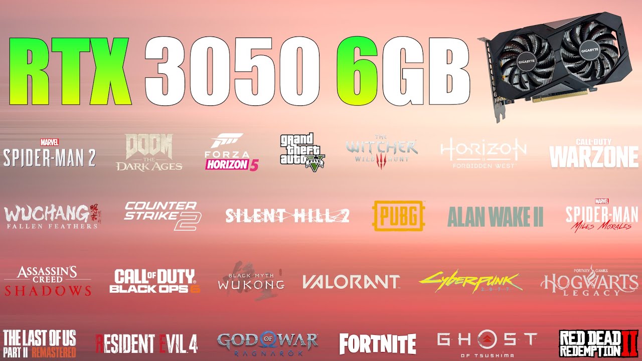 RTX 3050 6GB | 28 Games Tested - is it Worth the Price?