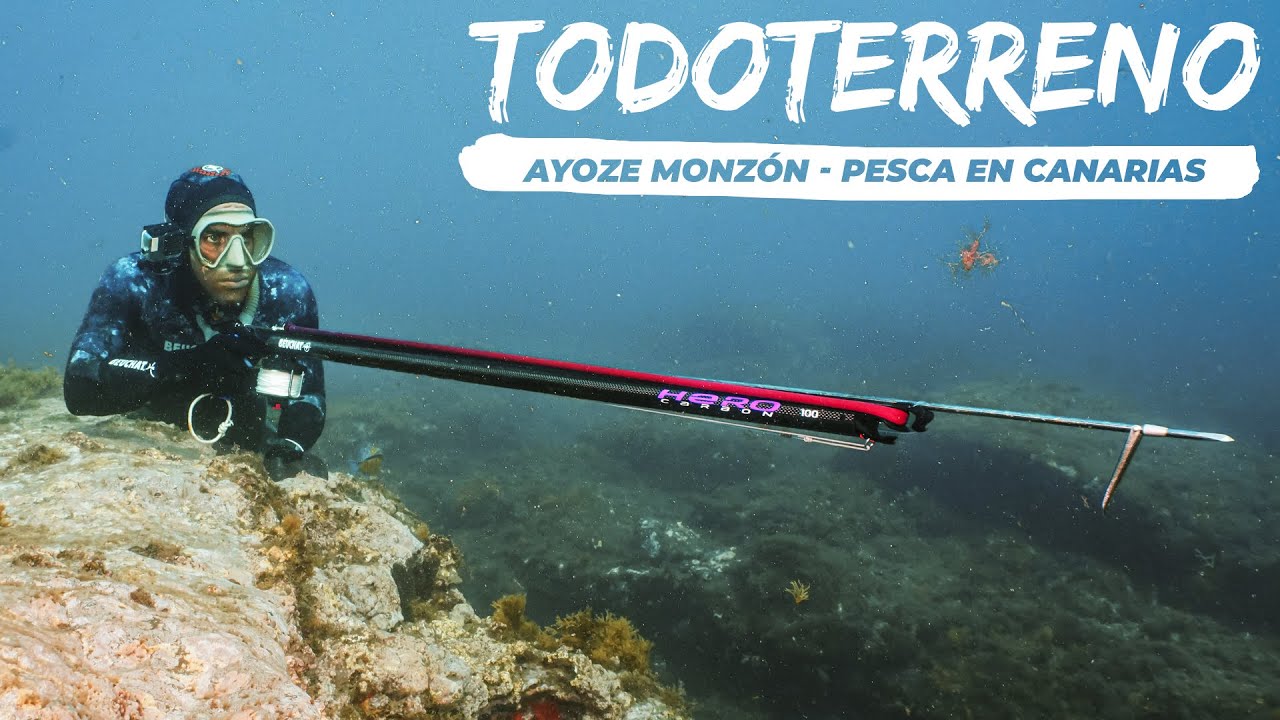 🔱PESCA SUBMARINA EN CANARIAS. Beuchat: HERO CARBON (Pescando a más de -40m).