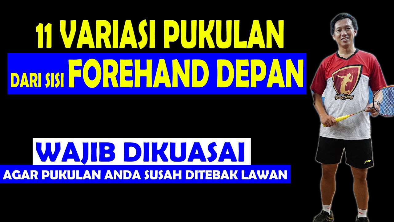 Menerima Dropshot atau netting yg panjang bisa dengan 11 Variasi pukulan ini
