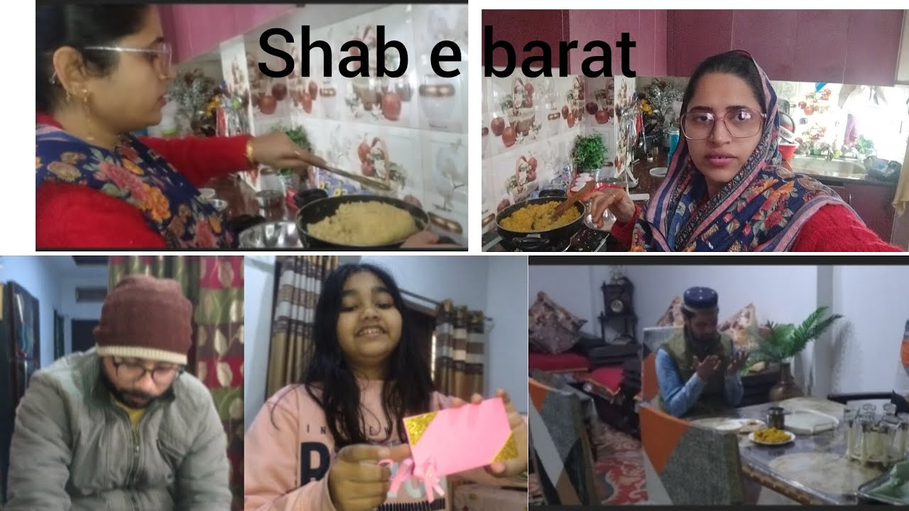 Shab e barat special moong dal ka halwa # sooji ki katli #niyaz #busy life routine #farha vlog 