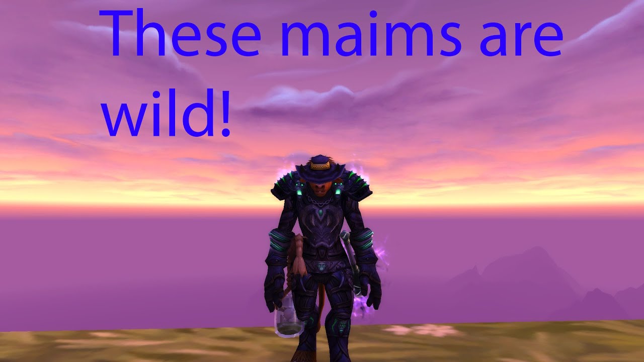 These maims are WILD!  Feral druid pvp 8.3