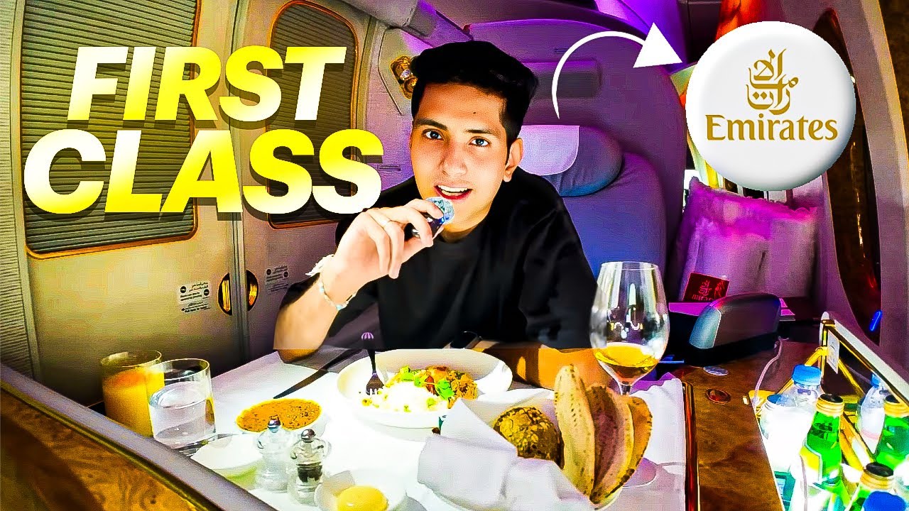 Experiencing Emirates FIRST CLASS from Amsterdam to DUBAI ✈️