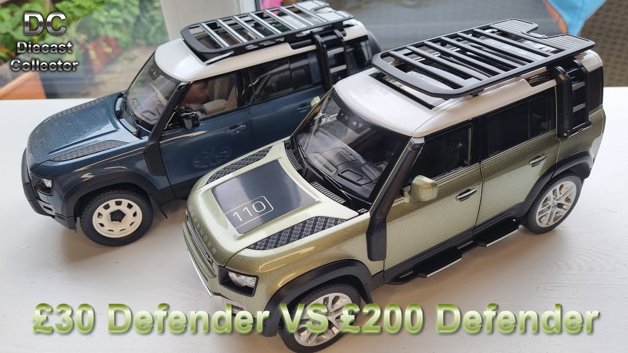 QY Toys - Land Rover Defender 110 - 1/18 Diecast with LED and Sound - Full Review