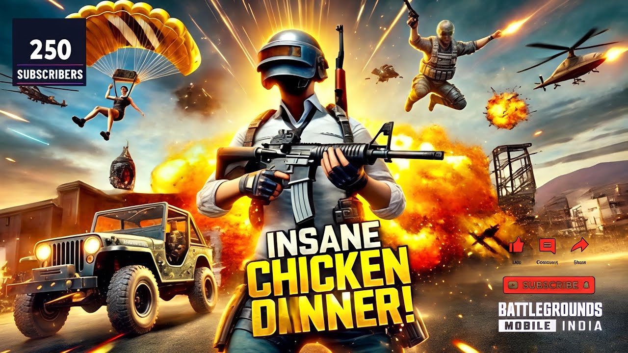 Insane Chicken Dinner | Must Watch | #bgmi 