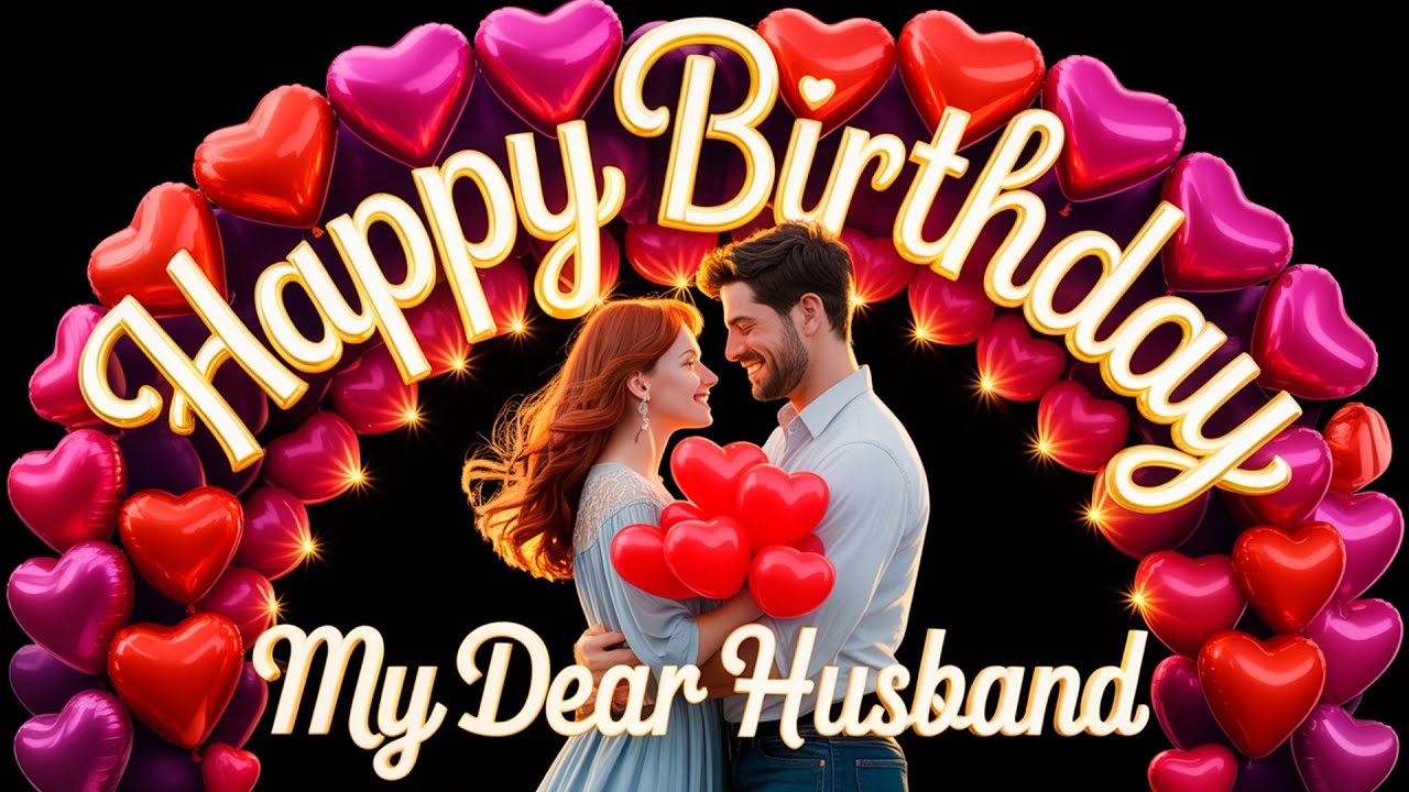 Happy Birthday My Dear Husband – Romantic Birthday Song From Wife | Birthday HD