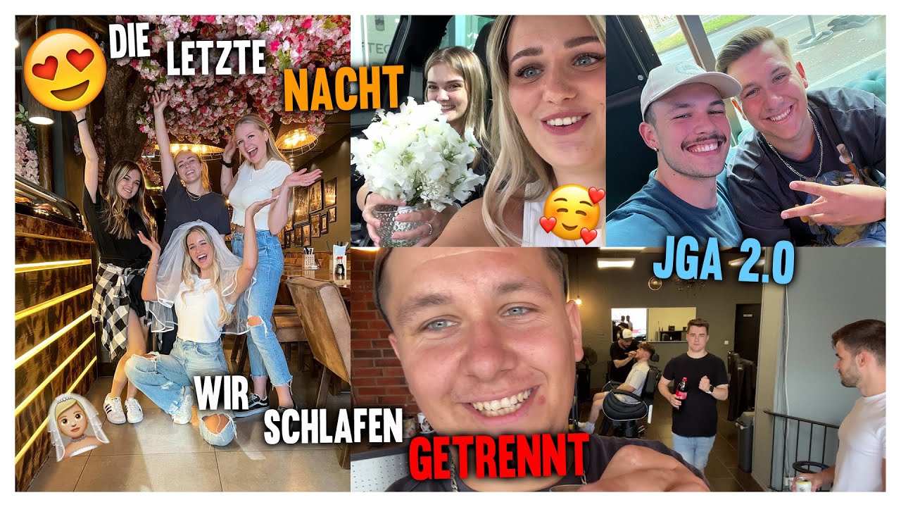 GETRENNT SCHLAFEN IN DER LETZTEN NACHT VOR DER HOCHZEIT!😱 MÄDELS & JUNGSTOUR - JGA 2.0 | kobexmone