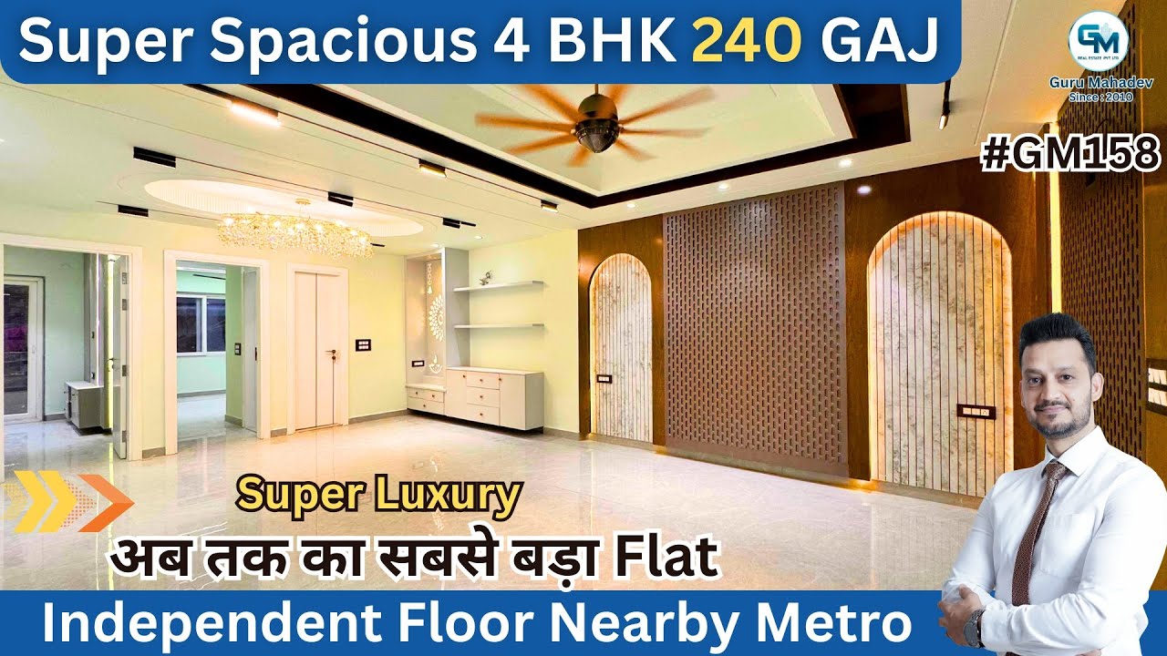 Fully Spacious 4 BHK Flat Nearby Metro In Delhi | Big Size Washroom Flats | 4BHK Independent Floor