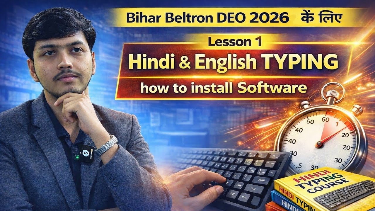 Lesson 1 & 2 English Typing | English Typing 1 & 2 Lesson Complete | English Typing में स्पीड कैसे 🧐