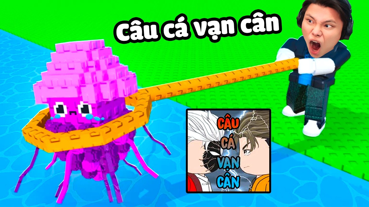 [ROBLOX] JayGray Phá Đảo Câu Cá Vạn Cân HÀNG NHÁI❌🐋Thử Thách Câu Cá Voi 199 Robux Siêu Vip