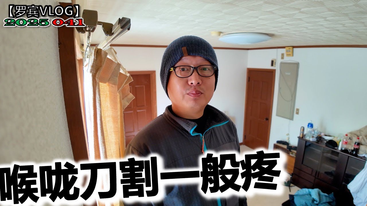 甲流第二天喉咙如刀割一般疼，在宾馆里除了铲雪，民宿那点事还蛮适合我【罗宾VLOG】