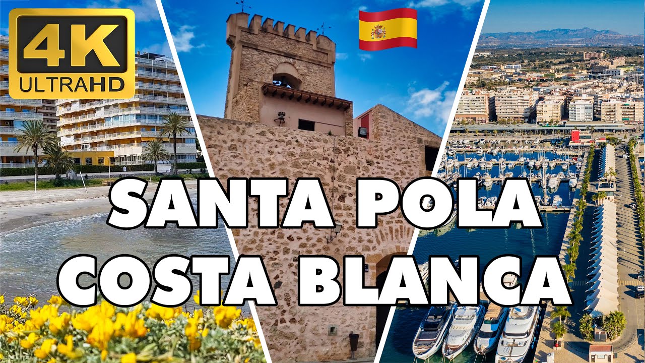 Santa Pola Spain 🌞 Costa Blanca Top Things to Do 4K► Best Beaches ►