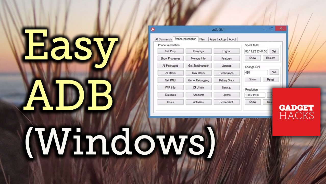 Send ADB Commands to Android with Your Mouse (Windows Only) [How-To]