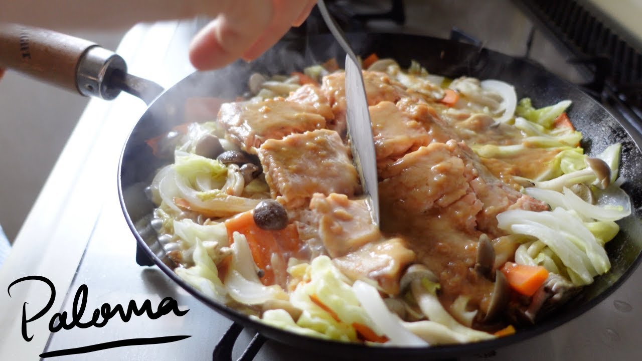 【Japanese Food Recipes】Miso butter salmon (