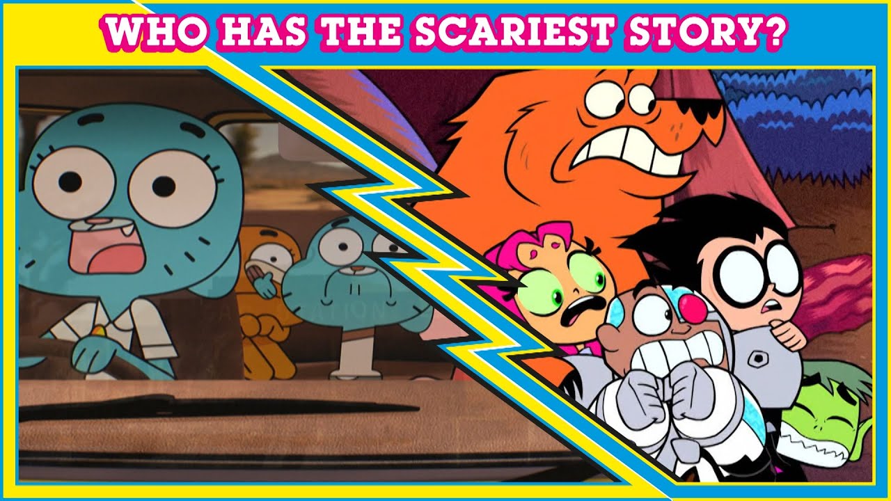 Who Has the Scariest Story | Gumball vs Teen Titans Go! | Cartoon Network UK