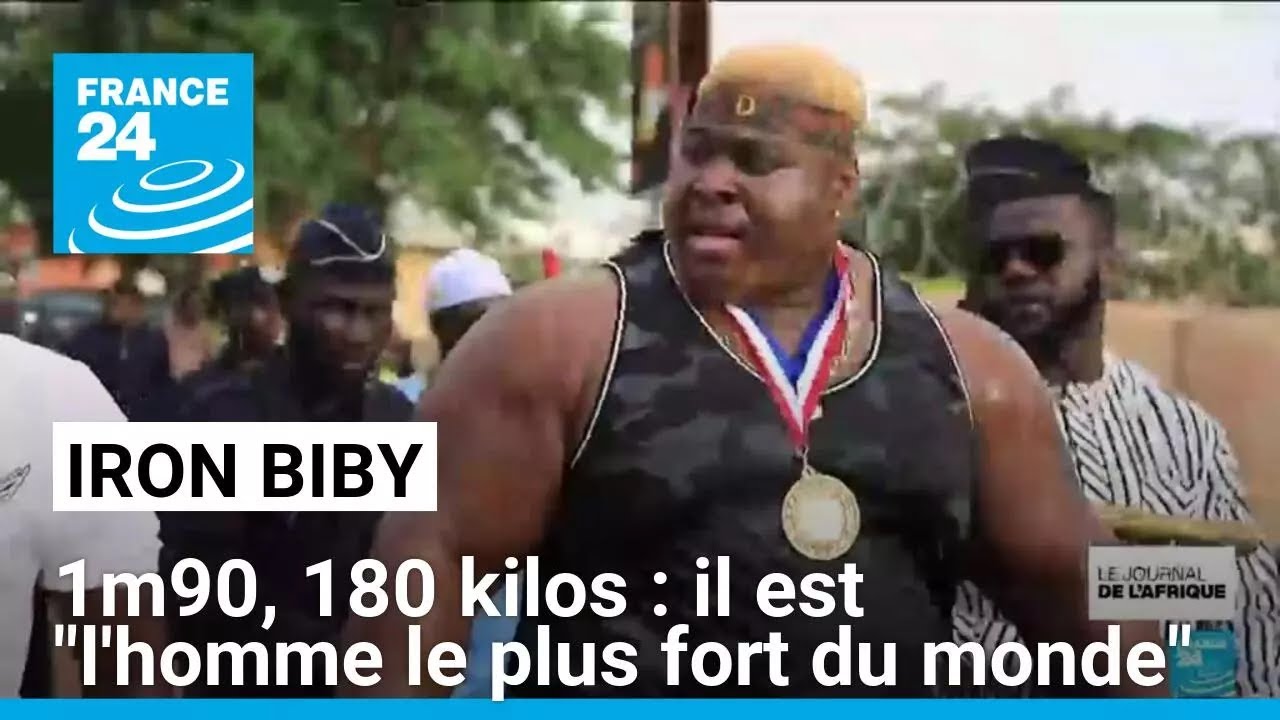 Le burkinabé Iron Biby, 1m90, 180 kilos, sacré 