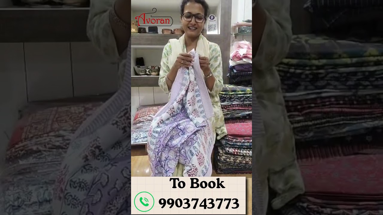 Soft Pure Cotton Single Bed Covers | Handblock Printed Elegance for Everyday Comfort