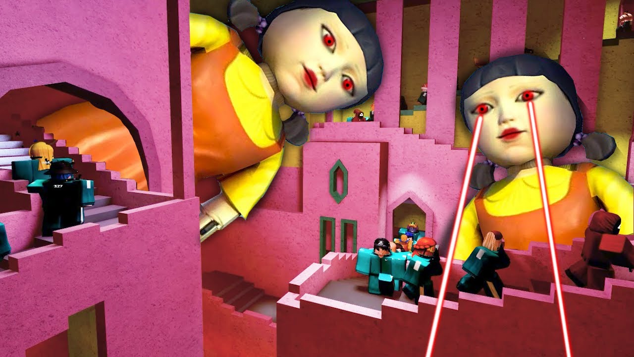 この「イカゲーム」ヤバすぎるwwだるまさんが転んだ、型抜き、ガラス渡り。鬼畜ハロウィン版が恐ろしいロブロックス【Roblox】
