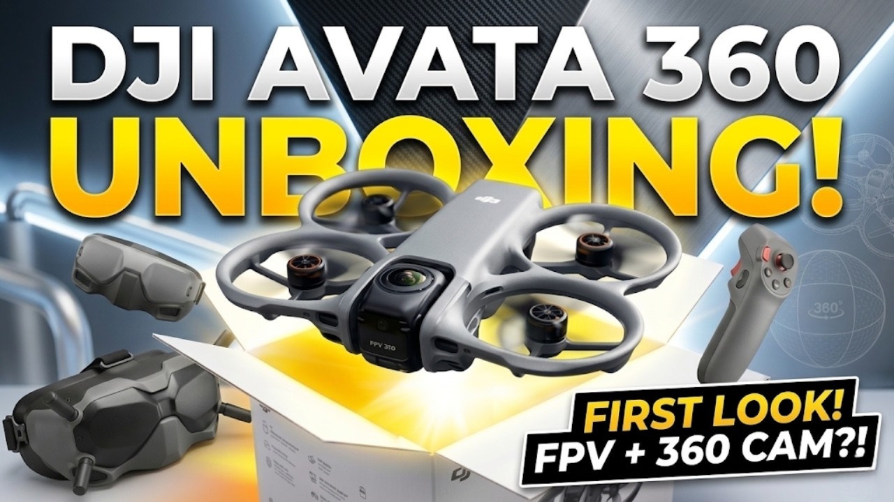 Massive DJI Avata 360 Leaks: 8K 360° FPV is Coming in March!