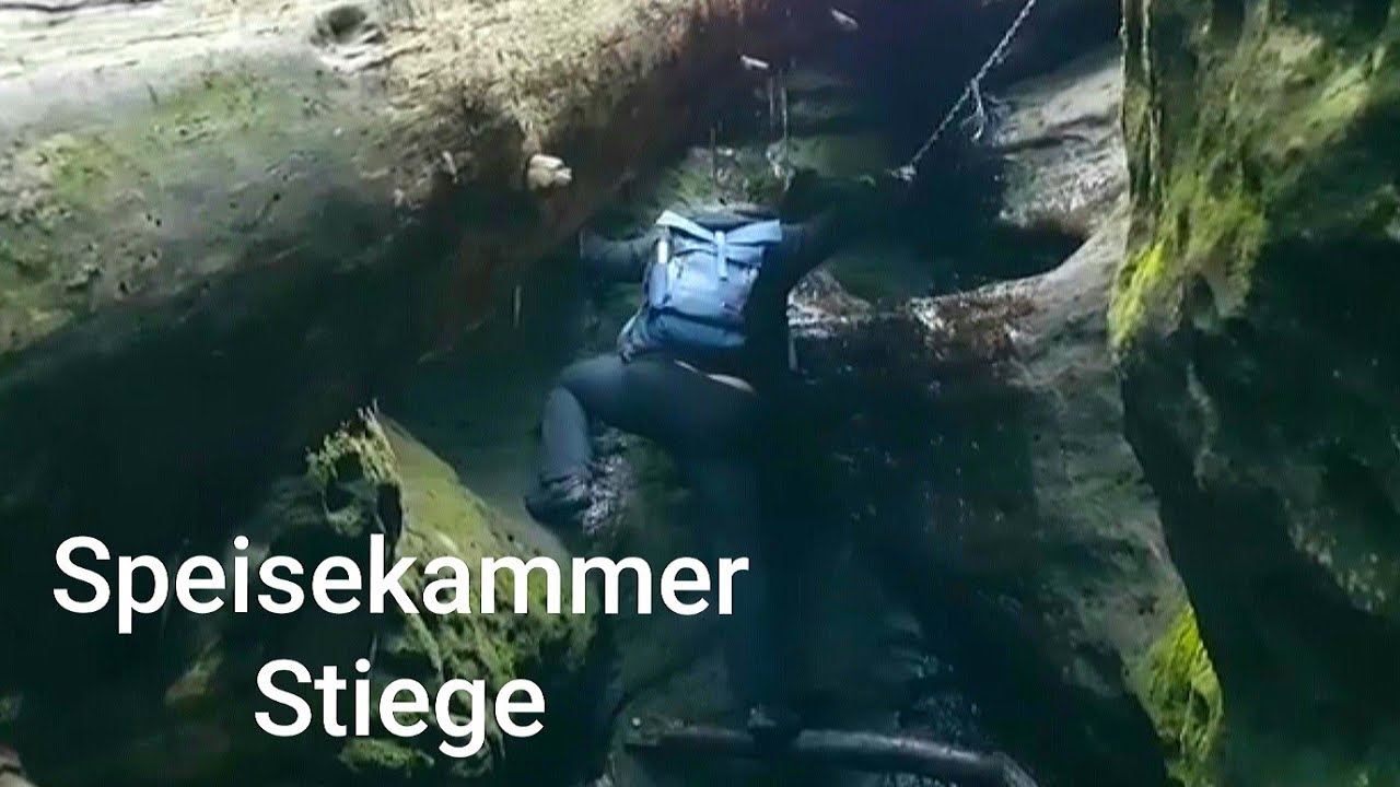 Polenztal Speisekammer Stiege Tiefer Grund Hohnstein Sächsische Schweiz Elbsandsteingebirge