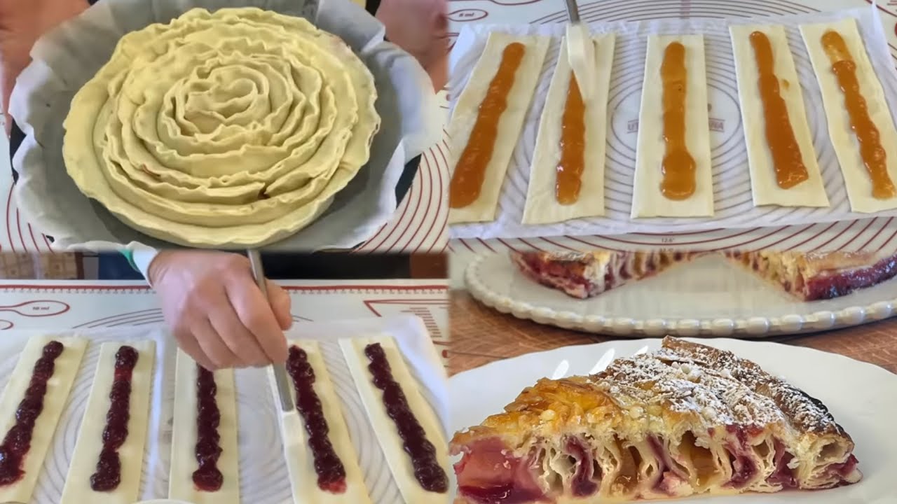 NON HO MAI MANGIATO UN DOLCEDI PASTASFOGLIA COSI'DELIZIOSO LARICETTA TENERA CHE SI SCIOGLIE IN BOCCA