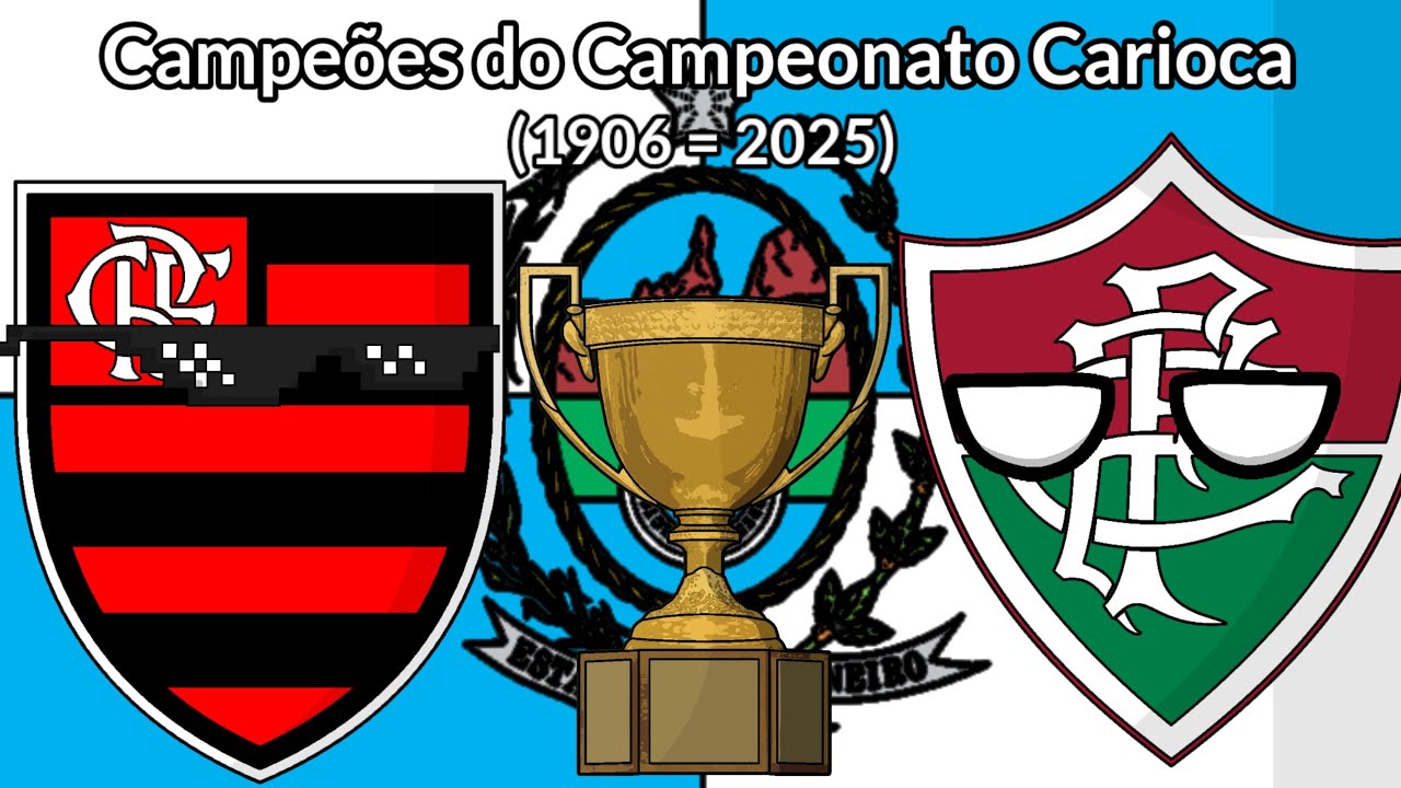 Campeões do Campeonato Carioca (1906 = 2025) *Remake
