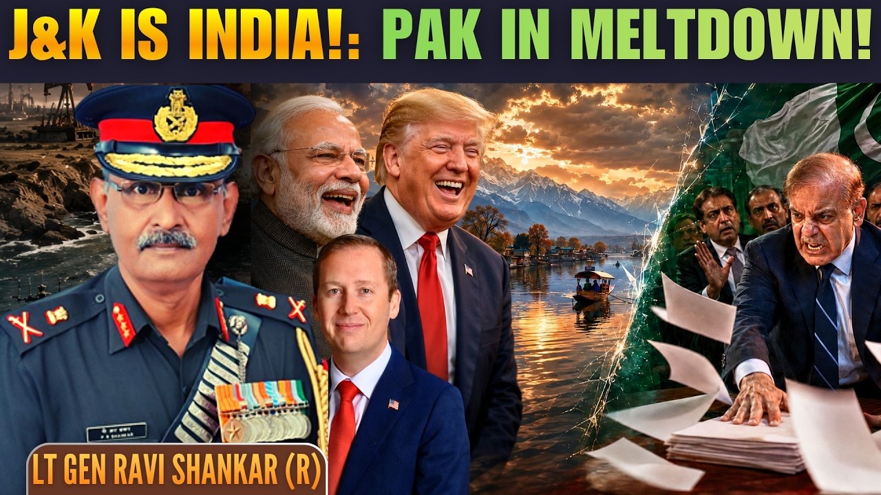 Sergio Gor Calls J&K an &lsquo;Important Part of India&rsquo; - Why Is Pakistan Melting Down? &bull; #GoodGenerals