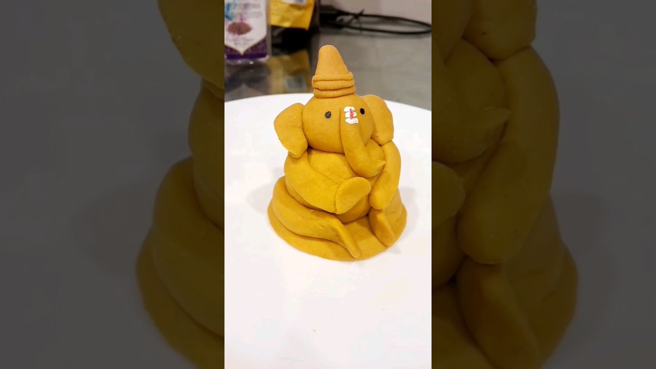 Easy Eco-friendly Ganesh | making wheat Flour Ganesh # sorts