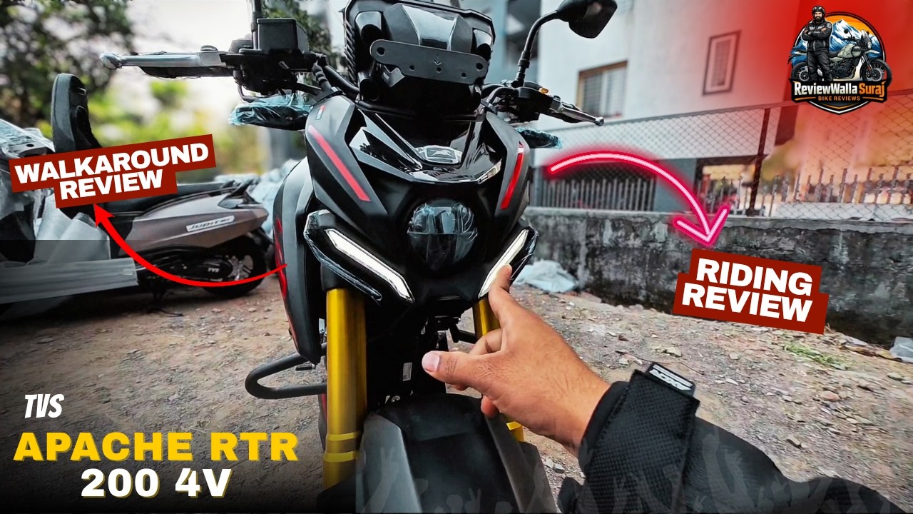 TVS Apache RTR 200 4V Review 2026 | Walkaround & Riding Review | Worth Buying? | Reviewwalla Suraj