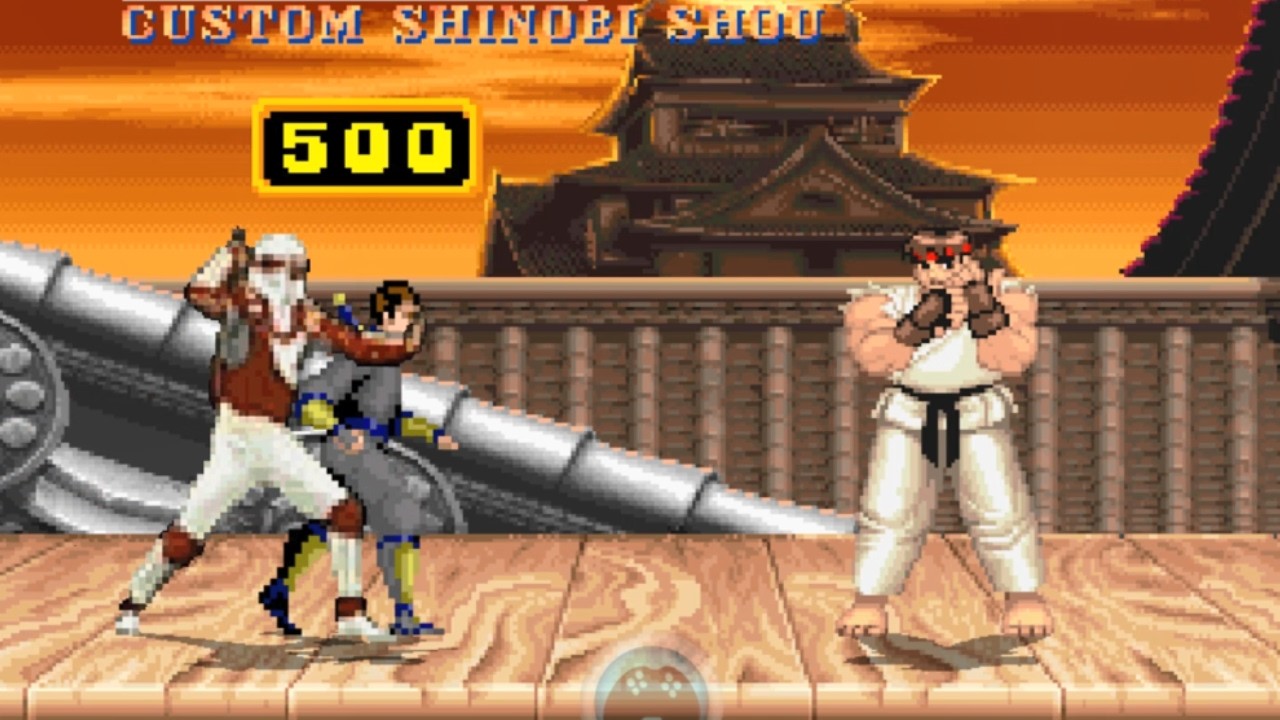 SHINOBI'S vs STREET FIGHTERS SF2