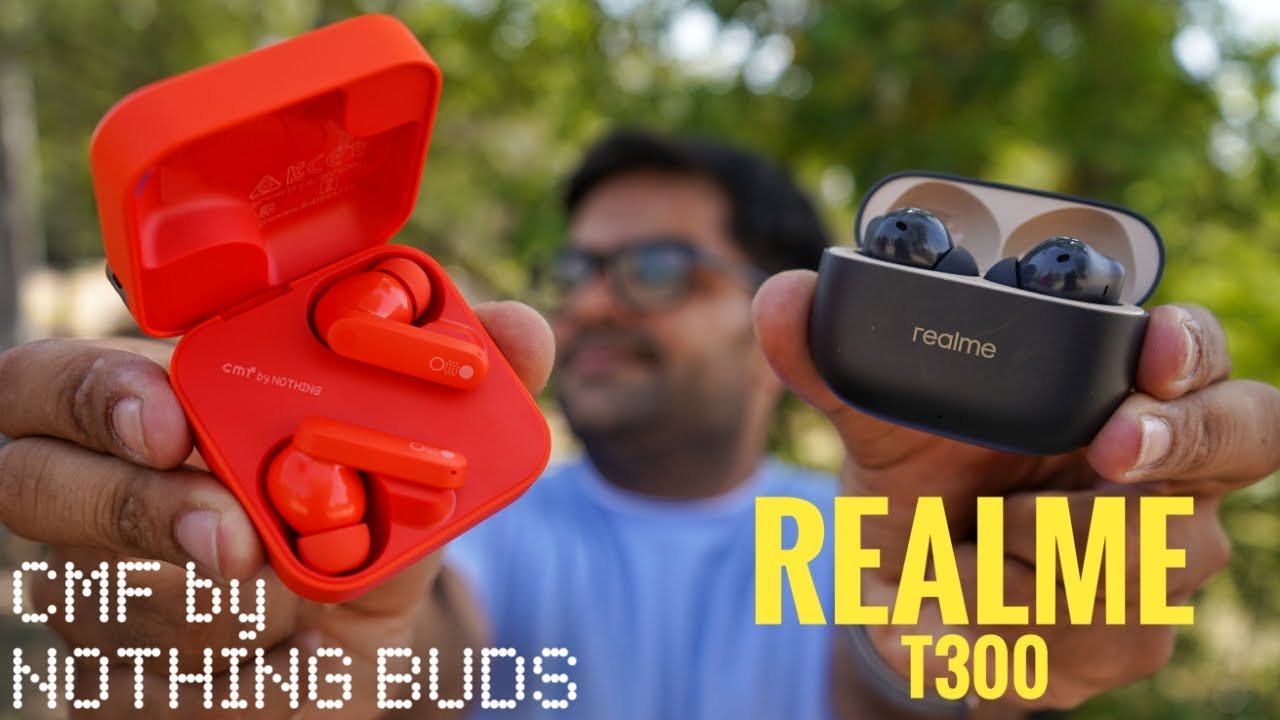 CMF by Nothing Buds против наушников realme Buds T300 ⚡⚡ Подробное сравнение ⚡⚡