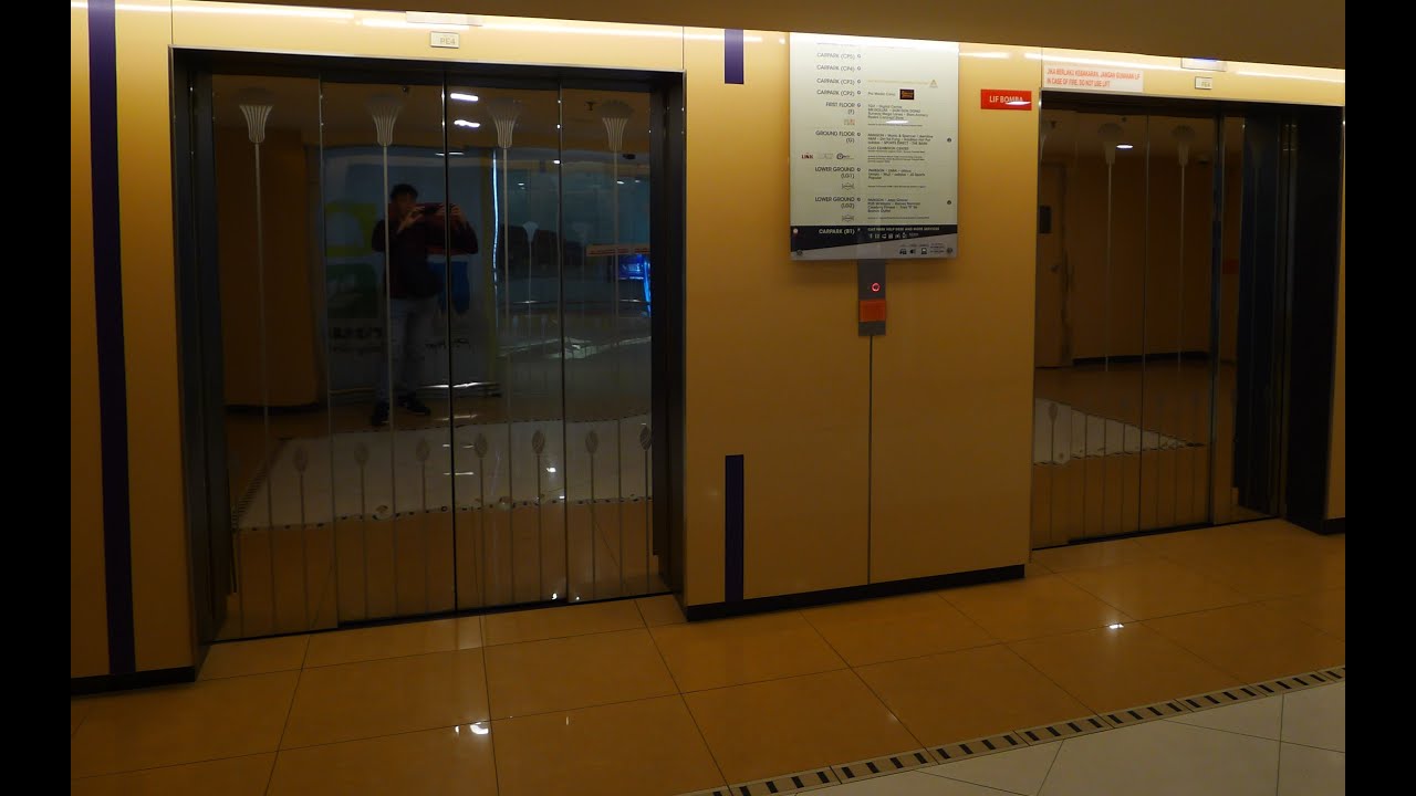 Retake(New Update floor open)Busy OTIS lift at Sunway pyramid Blue zone lift LG2-CP7 new floor B1 RD