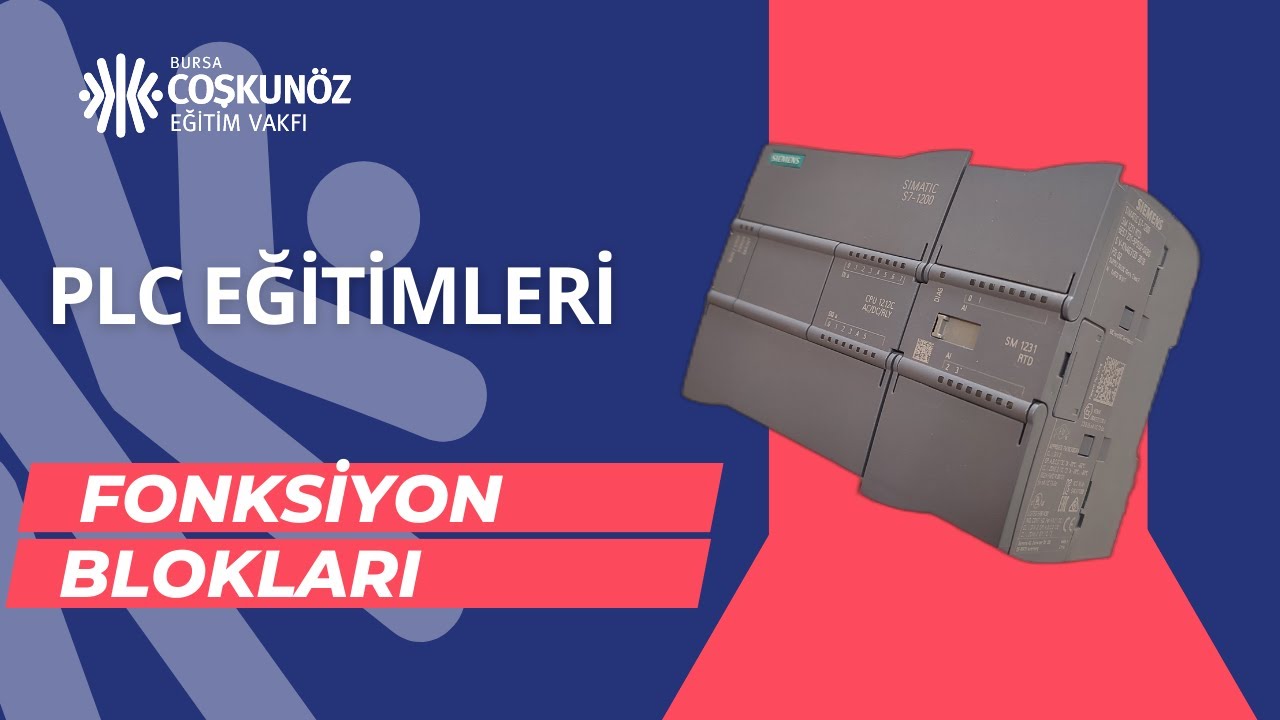PLC EĞİTİMLERİ | Fonksiyonlu Bloklar  Nasıl  Oluşturulur  ?