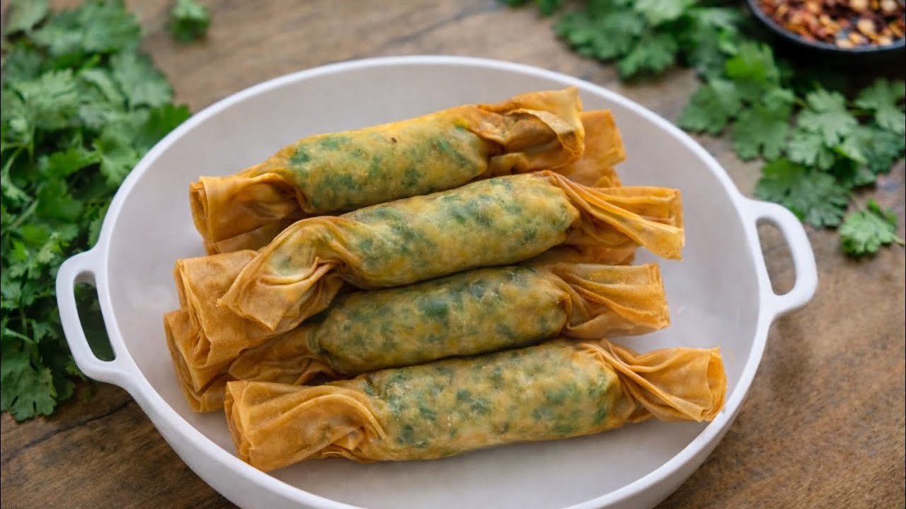 “Corn And Palak Rolls” Crispy Outside, Soft & Cheesy Inside🤤 These Rolls Are So Addictive #youtube