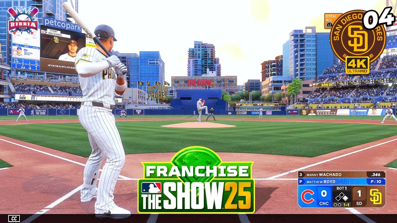 MLB The Show 25 San Diego Padres vs Chicago Cubs | Franchise Mode #4 - Gameplay PS5 4K 60fps