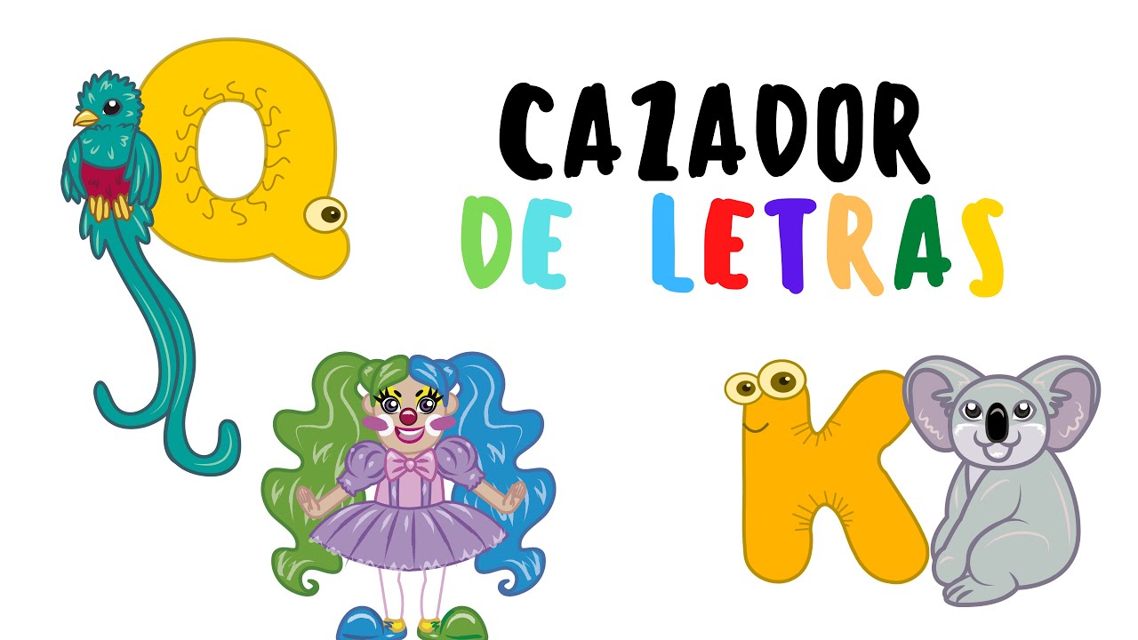 Cazador de Letras / Letras Q y K/ Aprender a Leer con El Profe Paco