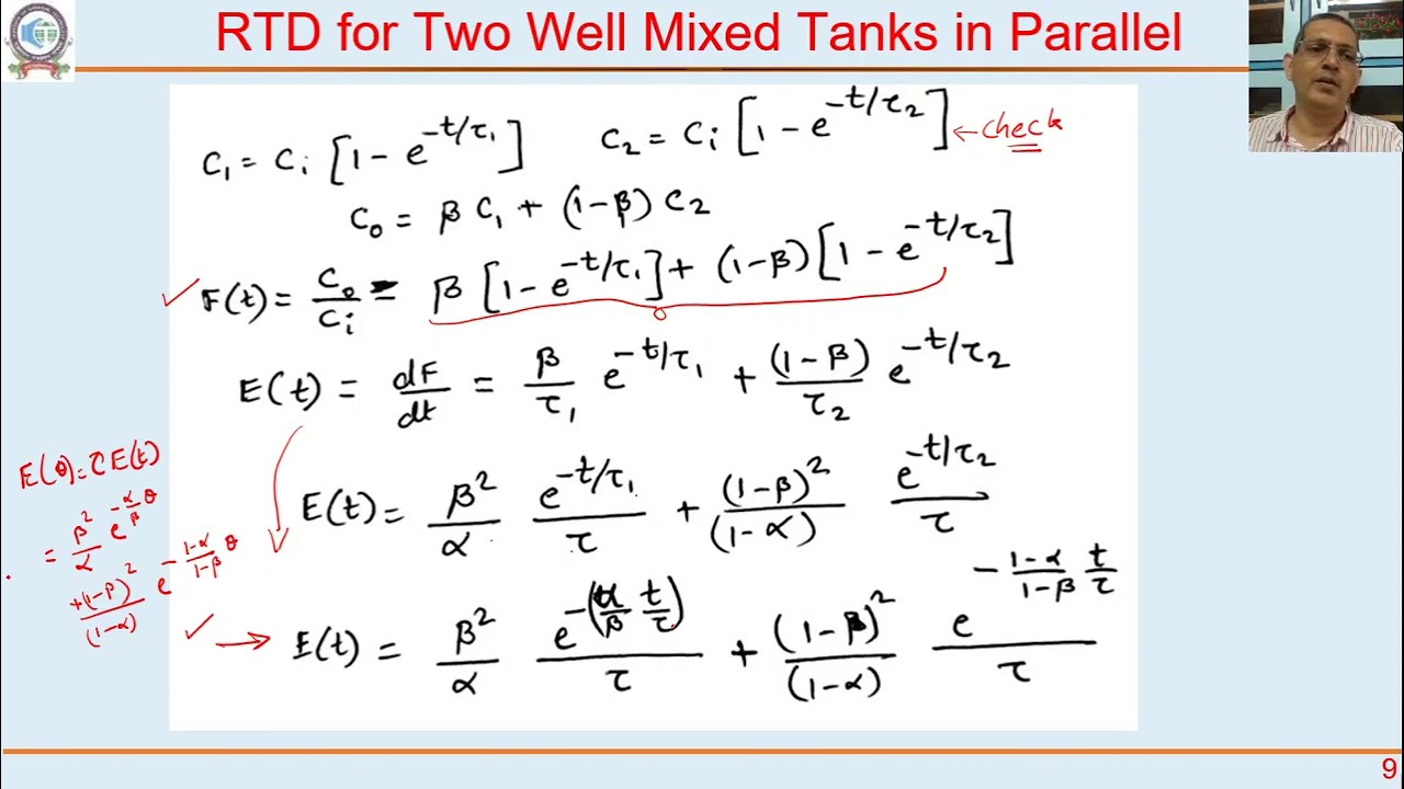 CET 2153 Lecture 09: Non Ideal Flow in Reactors - Part 4