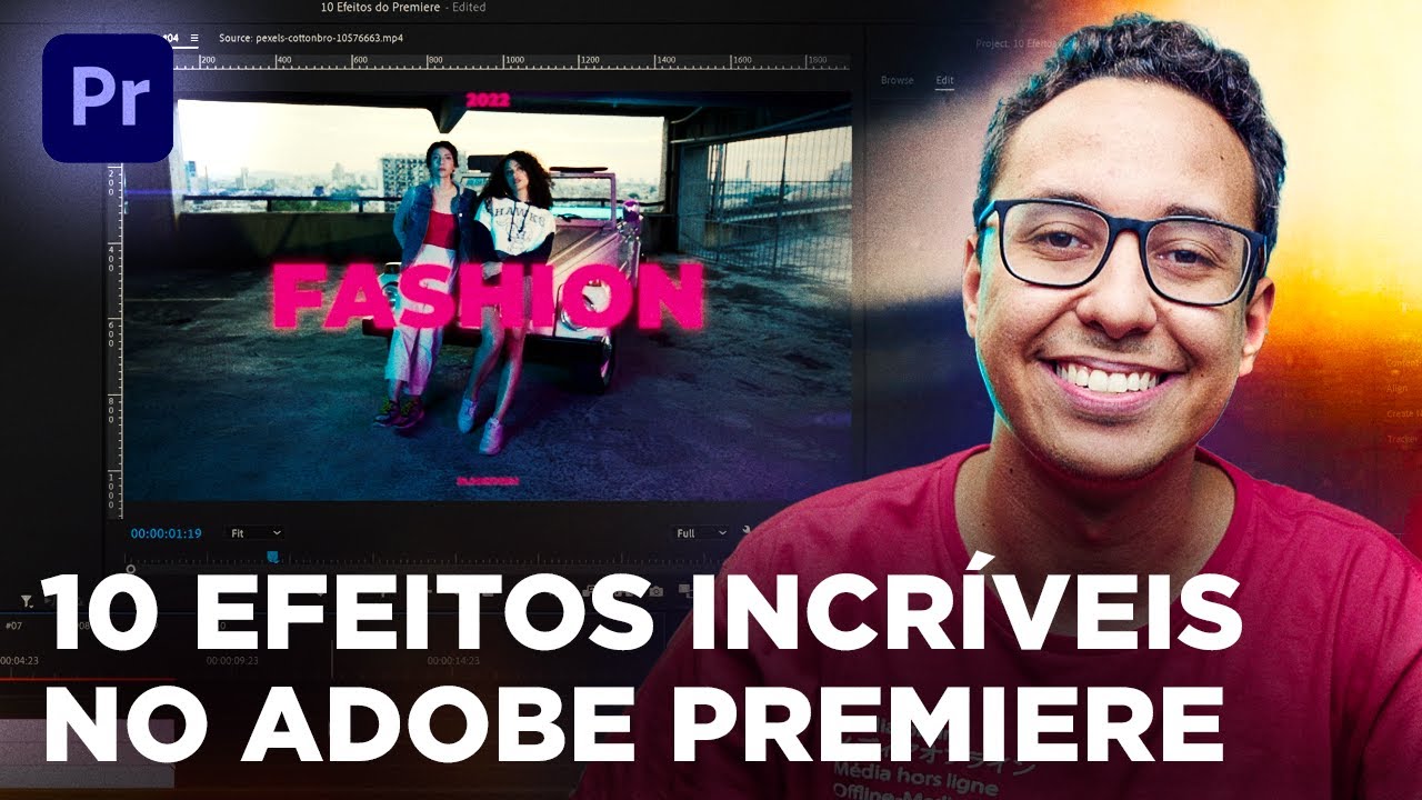 10 EFEITOS MAIS INCRÍVEIS do Adobe Premiere - o NONO é o MAIS LEGAL!